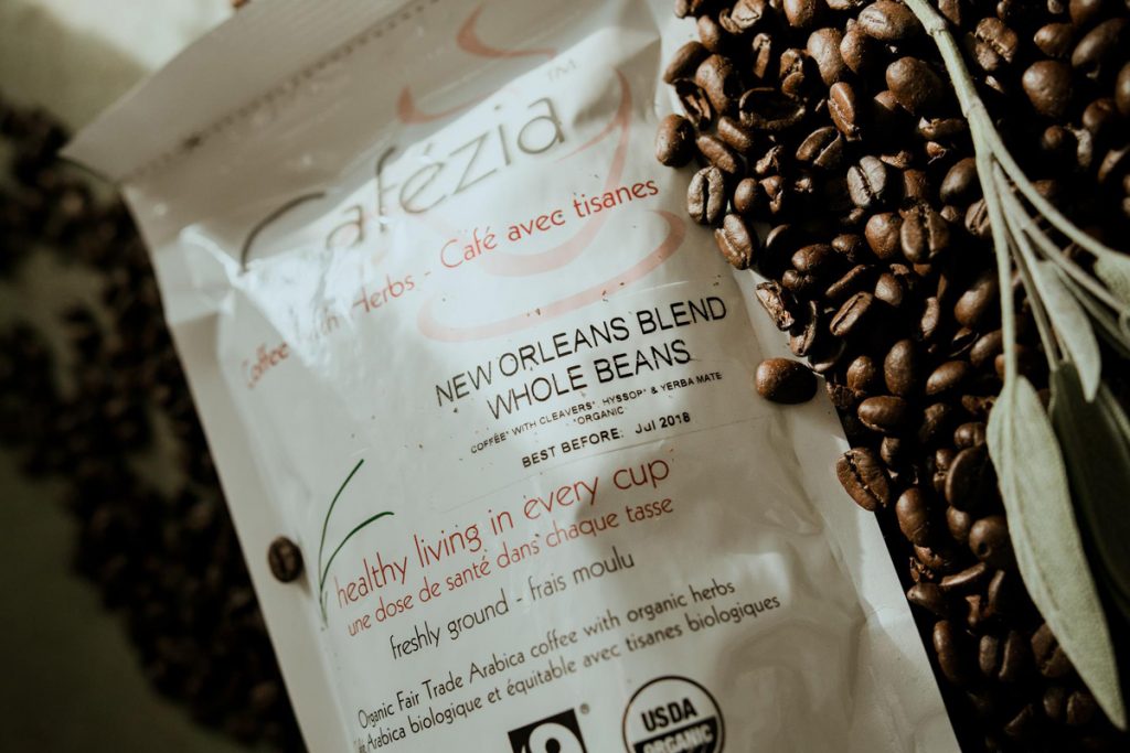 Bio organická zrnková káva Cafézia