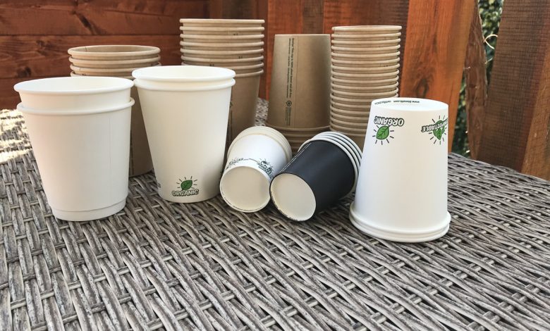 Biodegradovateľné poháre na kávu, čaj, víno