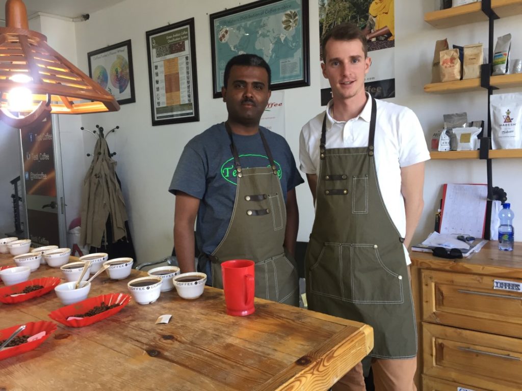 Martin Vavrík a cupping etiópskych káv