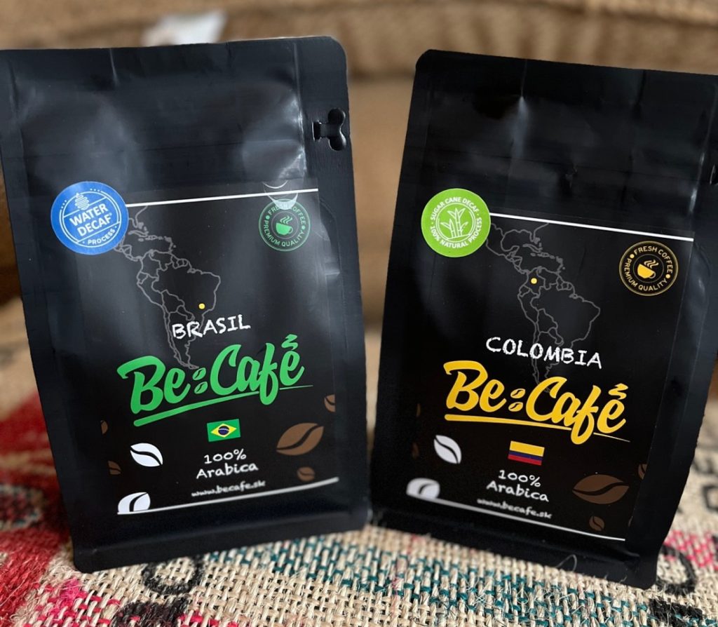 ako sa vyrába bezkofeínová káva Becafe
