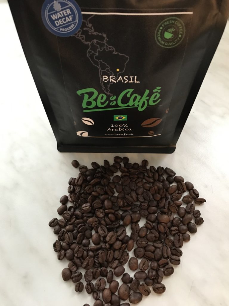 bezkofeínová káva Brasil od Becafé