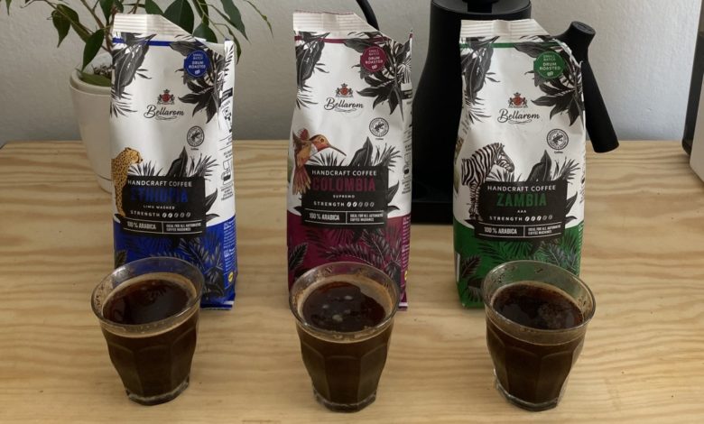 recenzia káva bellarom z lidla etiópia kolumbia zambia