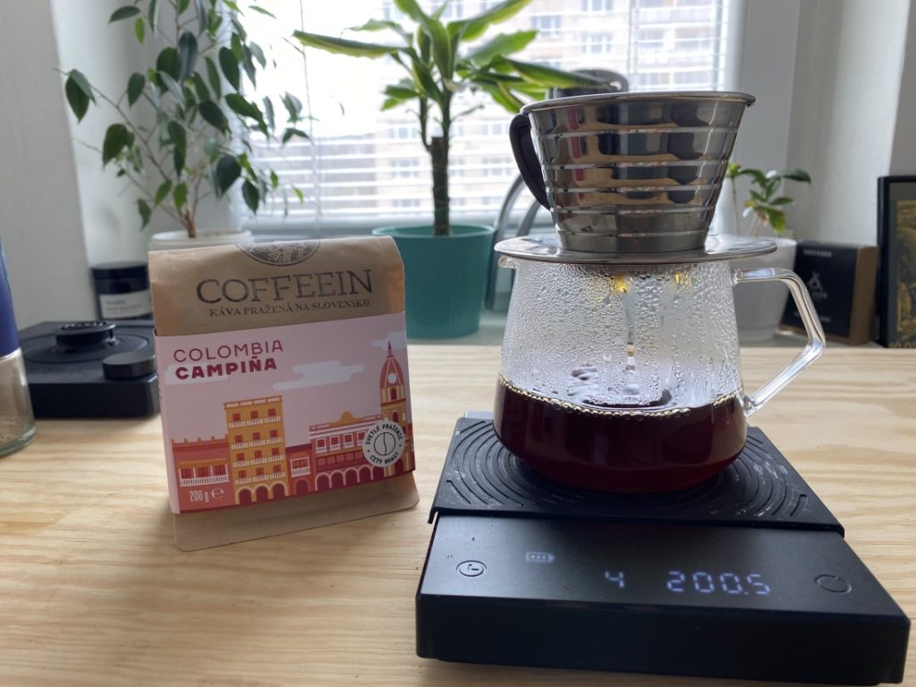 Coffeein Colombia Campina - filtrovanká káva cez dripper Kalita