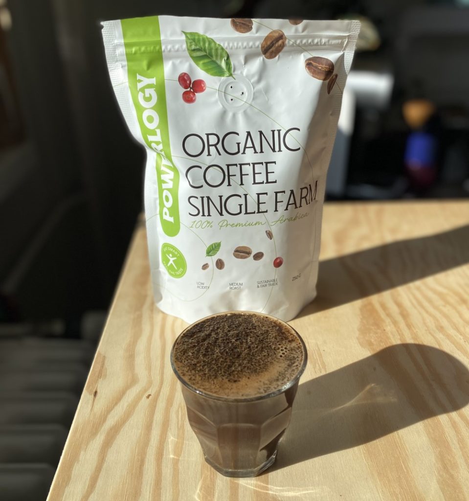 Powerlogy organic coffee single farm - cupping