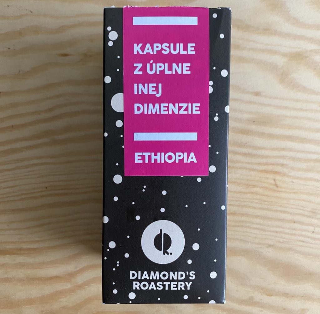 kávové kapsule Nespresso Diamond’s roastery Ethiopia Keramo