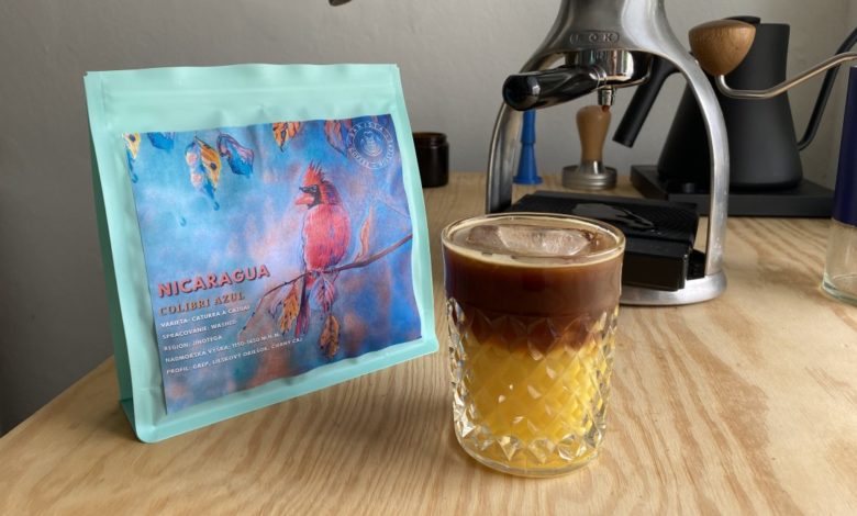 ľadové kávové nápoje - Nicaragua Colibri Azul od Barista Roasters a Espresso Orange