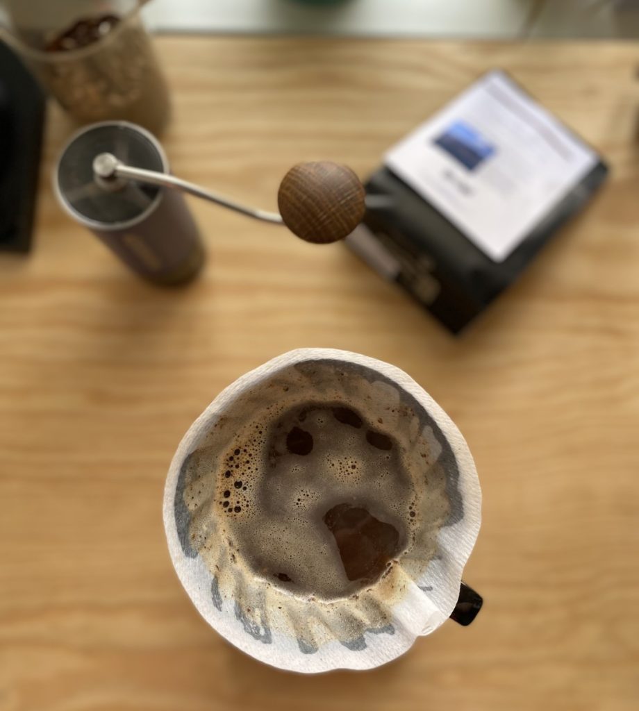 príprava filtrovanej kávy z geshe od BeCafé
