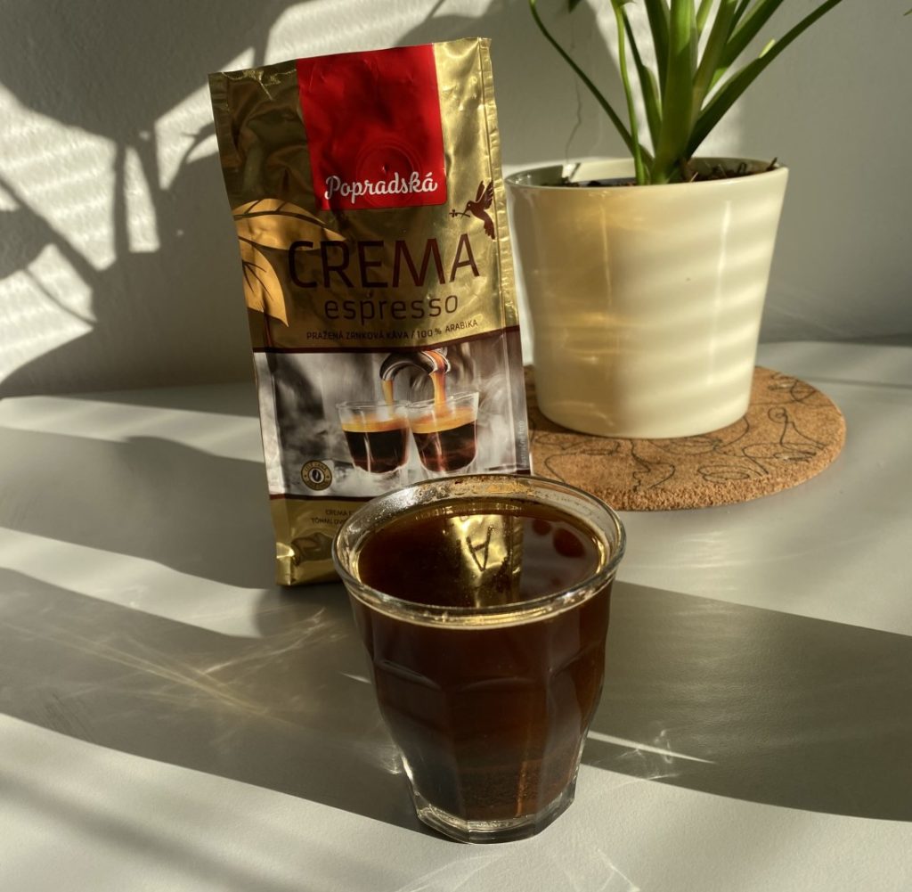 Popradská káva Crema Espresso - cupping