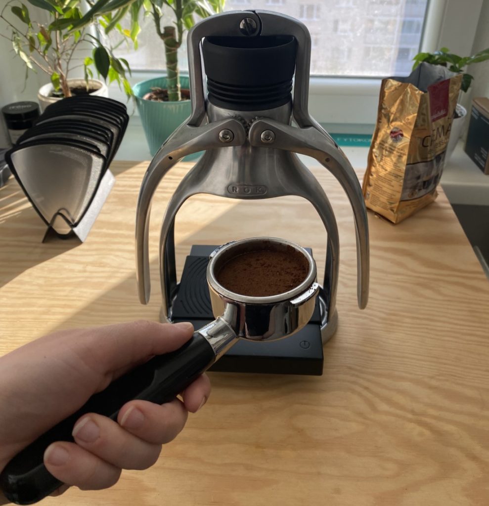 Popradská káva Crema Espresso - príprava kávy na ROK espresso