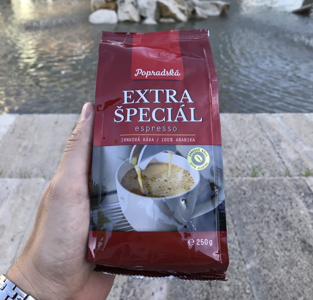 Popradská káva Extra špeciál - obal