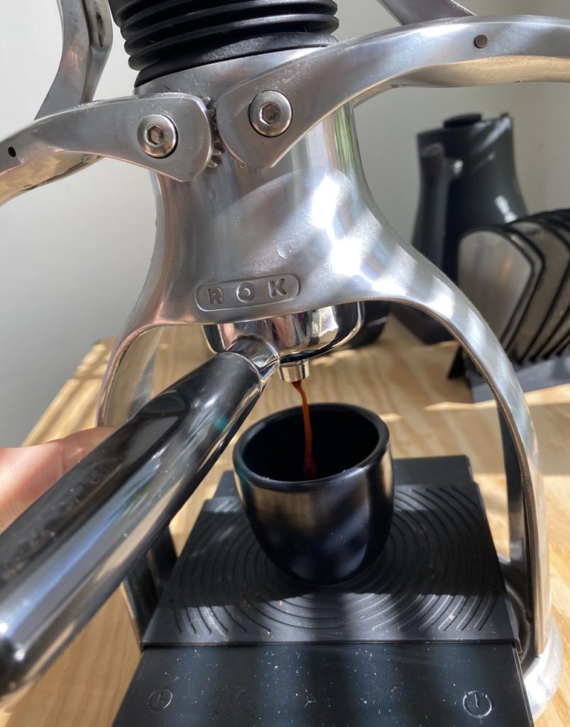 ROK espresso - príprava kávy