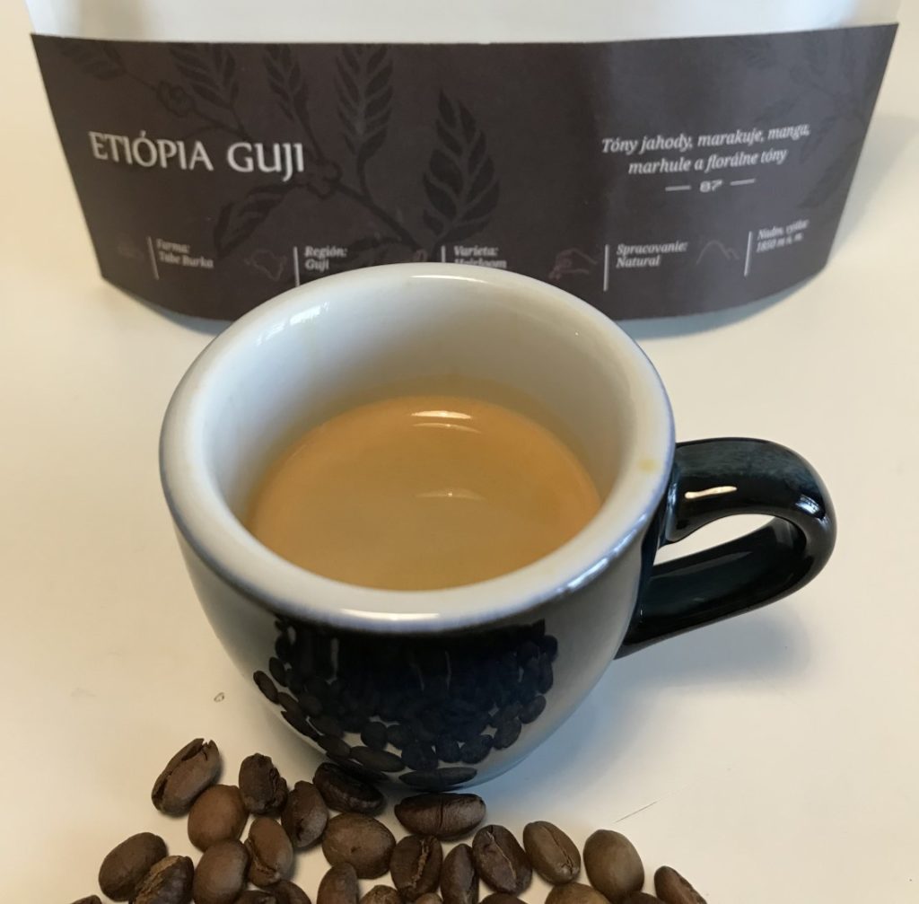 Etiópia Guji od Melody Roastery - espresso