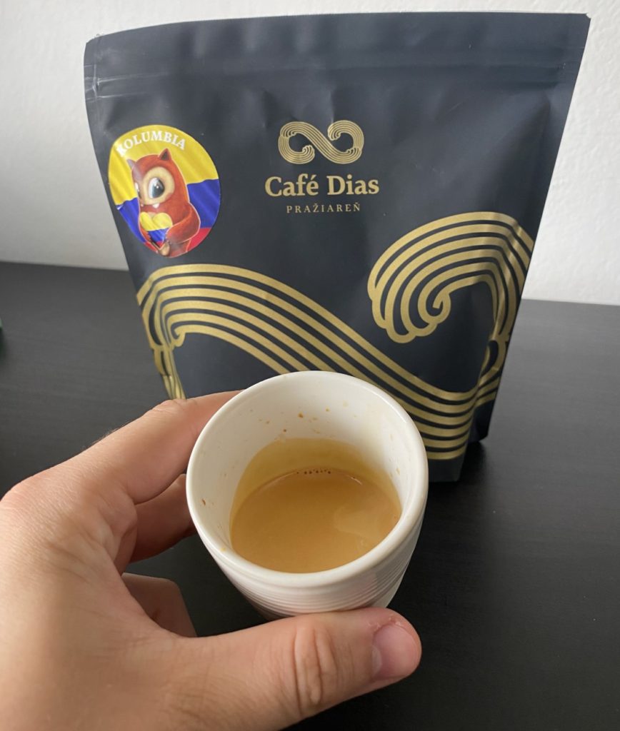 Café Dias Kolumbia espresso