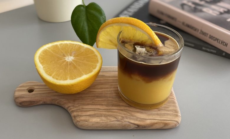 orange espresso - espresso s pomarančovým džúsom