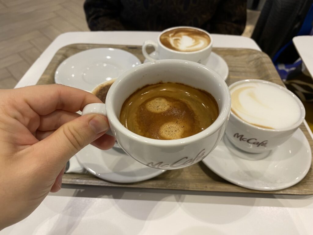 McCafé - dvojité espresso
