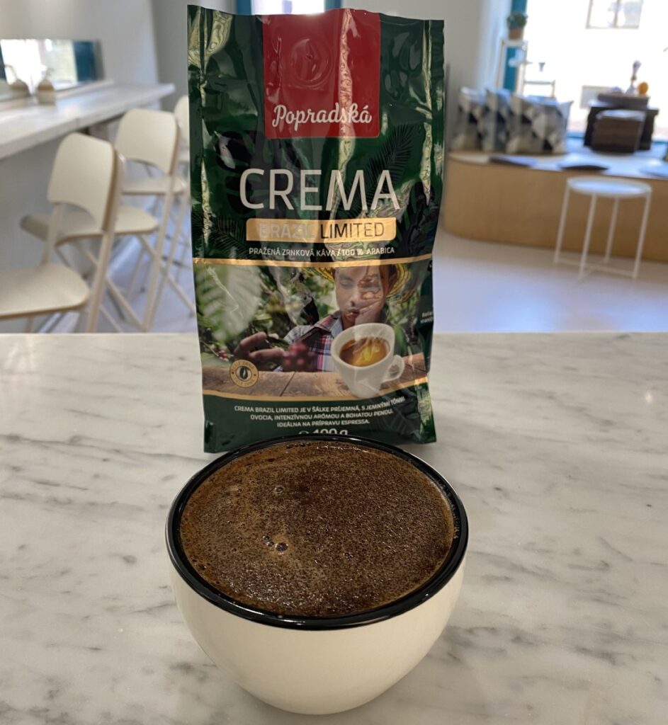 Popradská Crema Brazil Limited - cupping