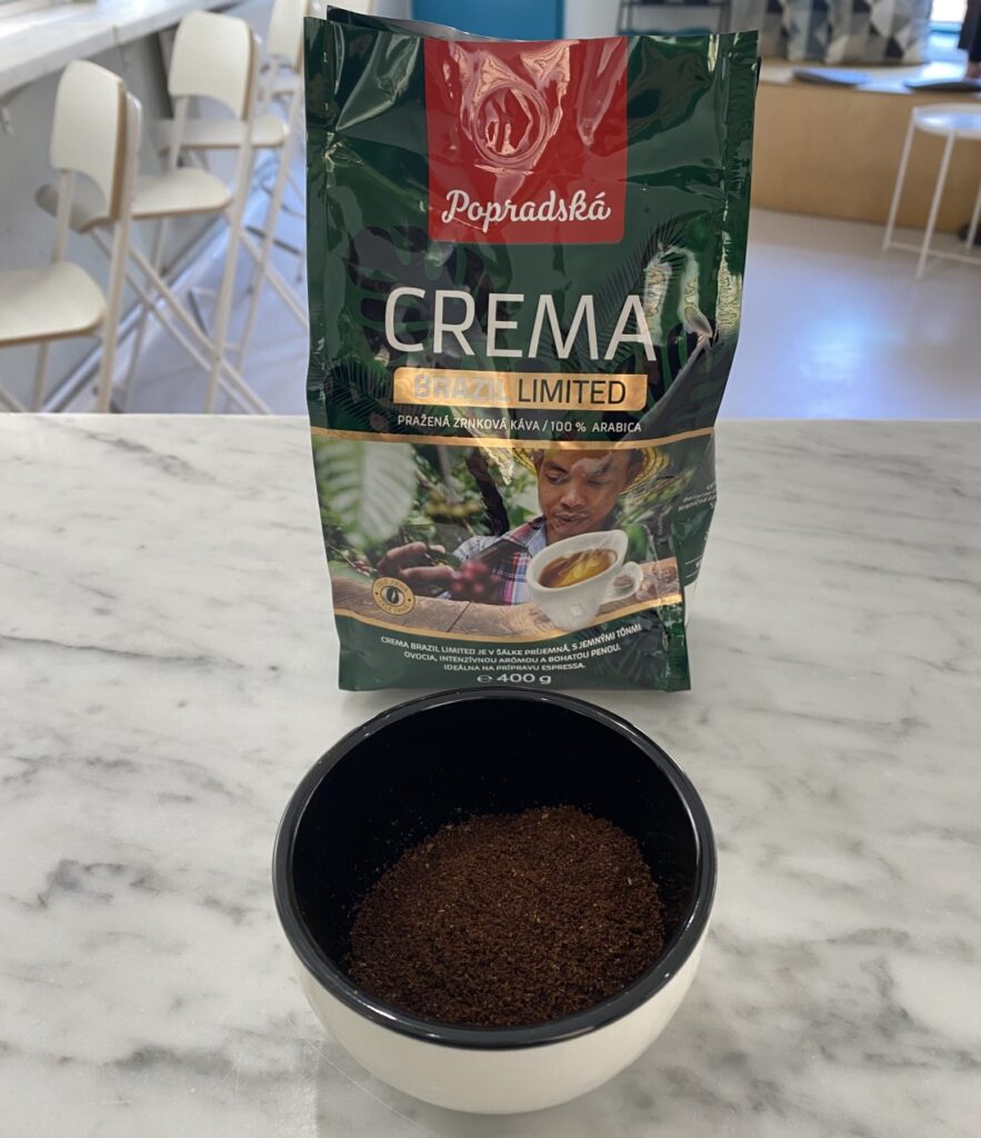 Popradská Crema Brazil Limited - mletá káva