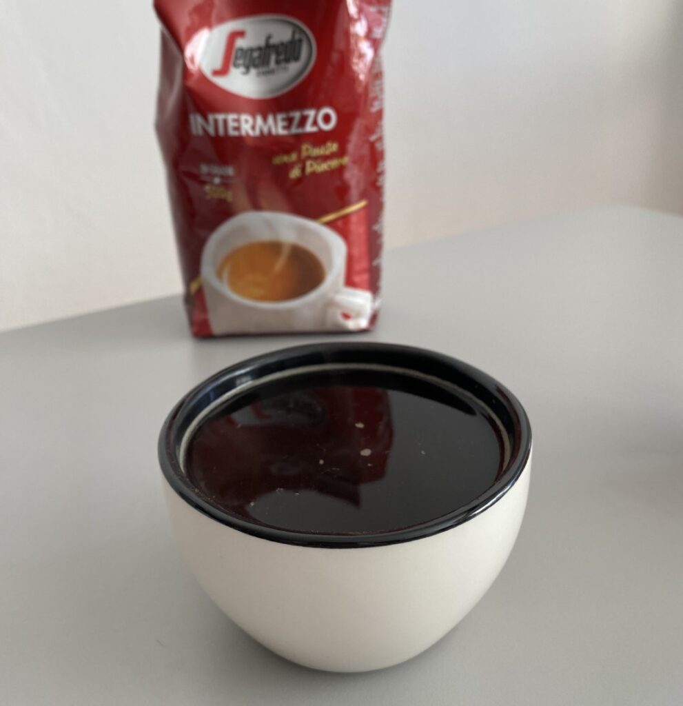 Segafredo Intermezzo - fotka z cuppingu