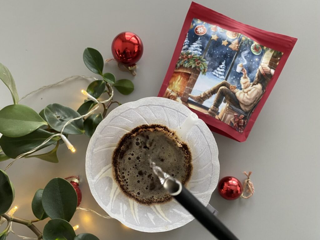 Barista Coffee Roasters - Vianočná káva - príprava filtra
