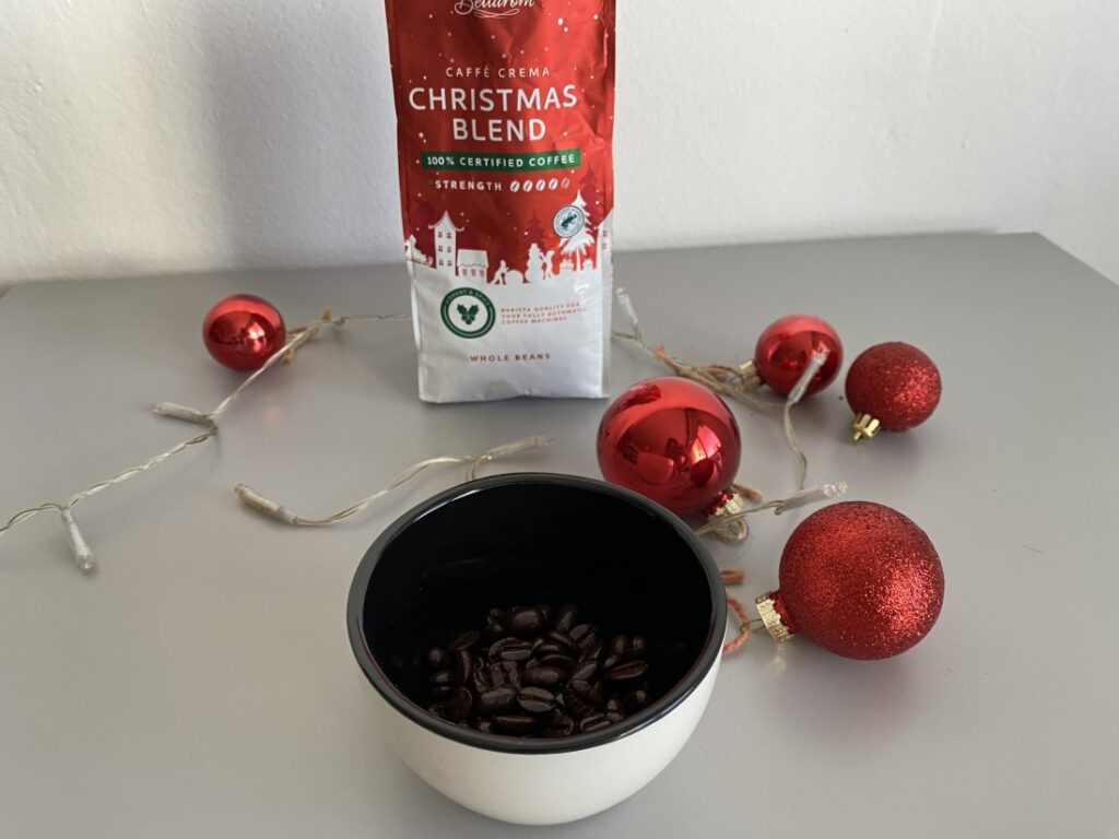 Christmas Blend z Lidla - vianočná káva - zrná