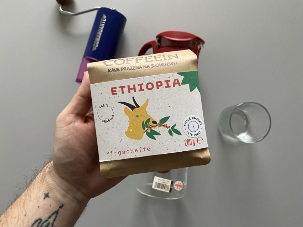 Ethiopia Yirgacheffe od Coffeeinu - svetlé praženie