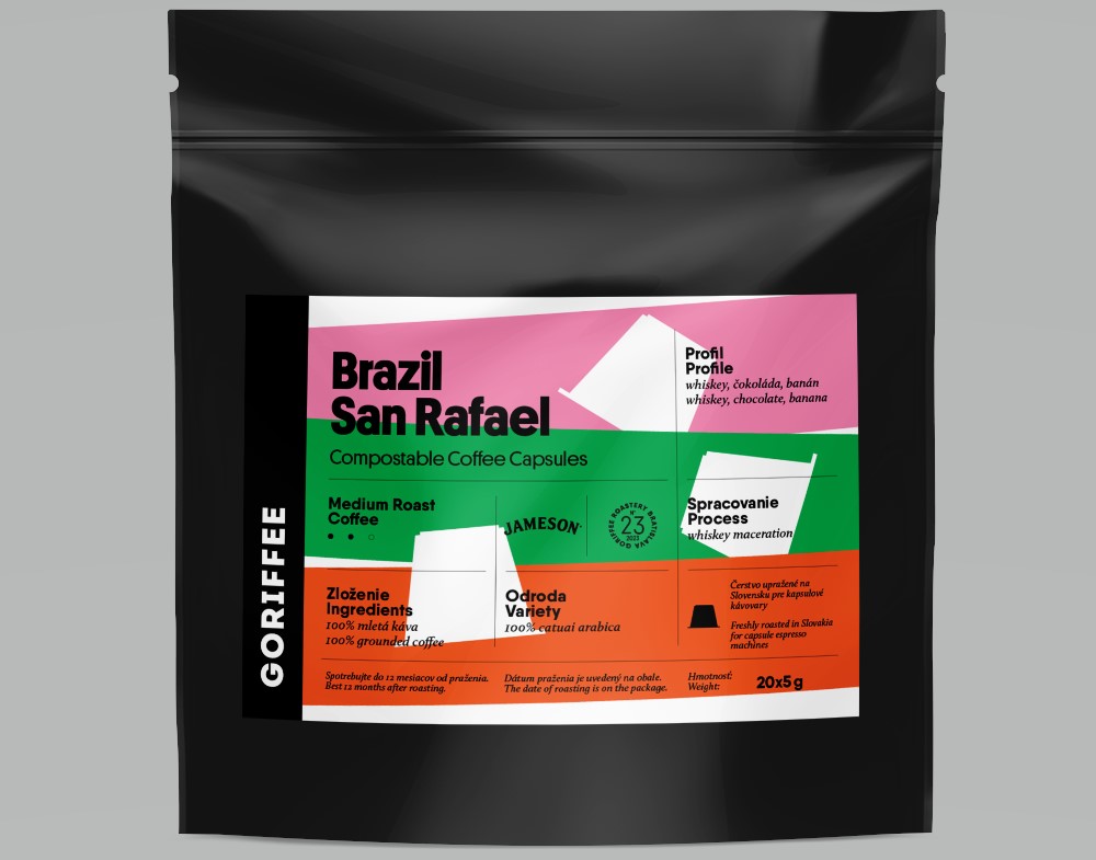 kávové kapsuly Goriffee Brazil San Rafael