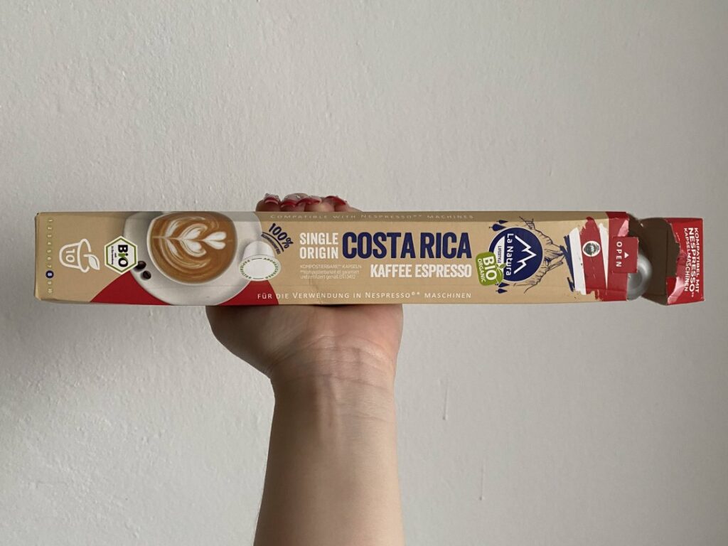 kávové kapsuly La Natura Costa Rica
