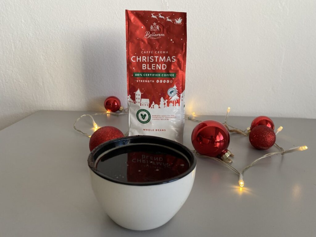 vianočná káva z Lidla - cupping