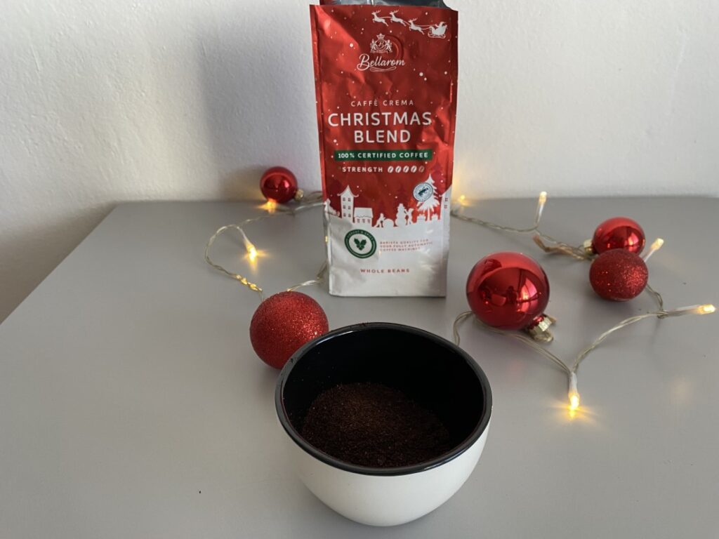 vianočná káva z Lidla - mletá káva