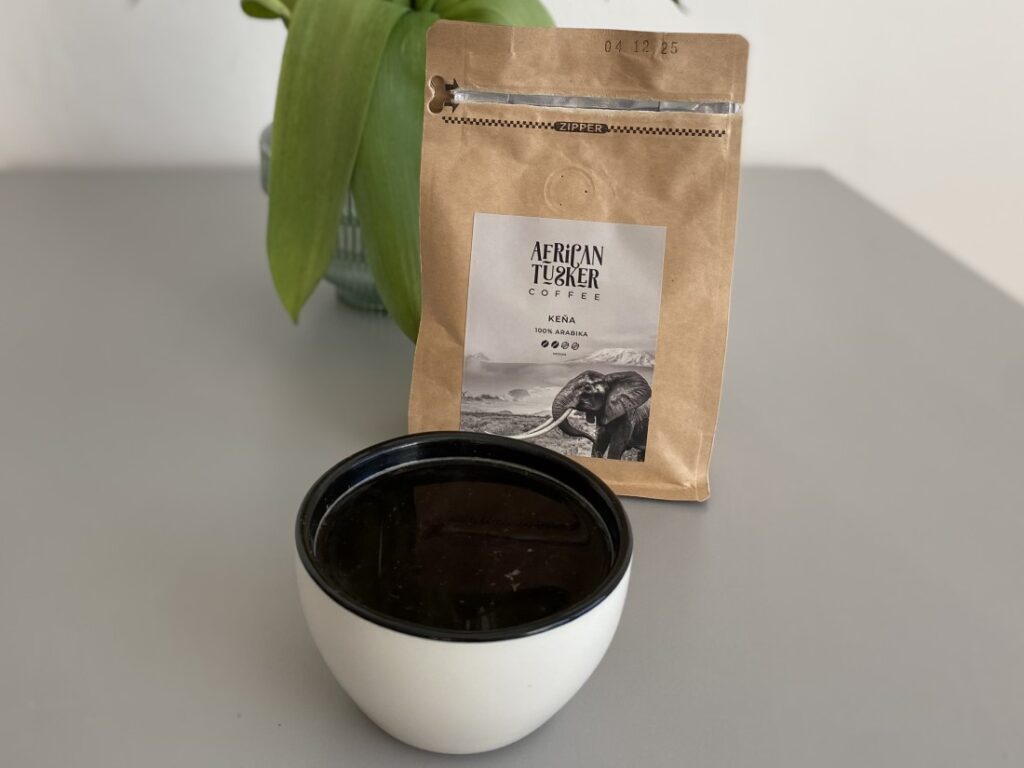 African Tusker Coffee - degustácia