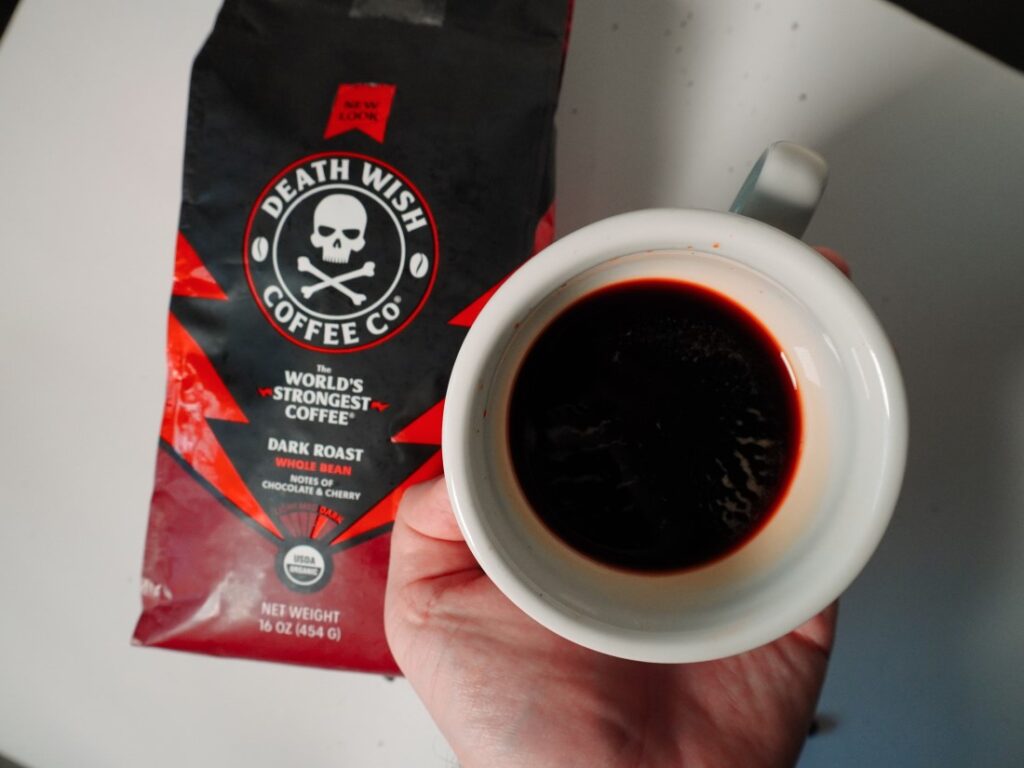 Death Wish Coffee - najsilnejšia káva na svete - nazdravie