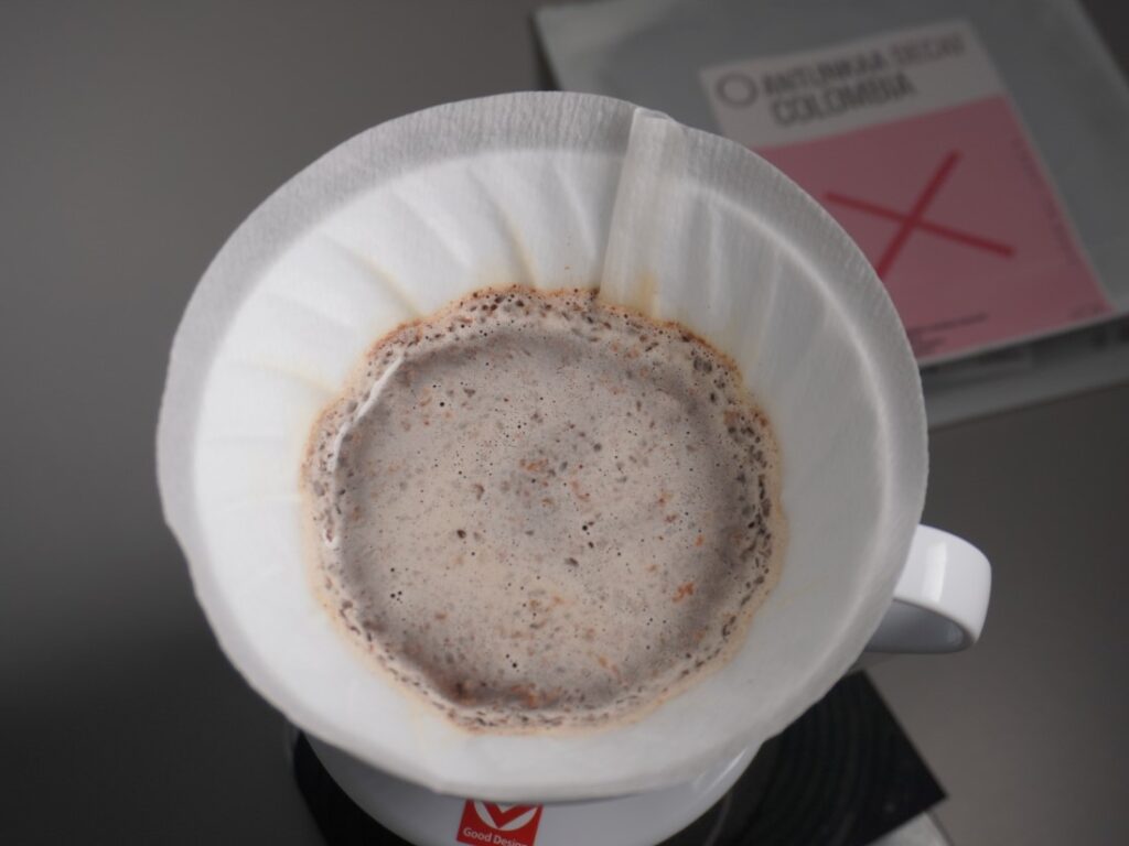 Colombia Antunkaa Decaf od LOT Roastery - príprava filtrovanej kávy