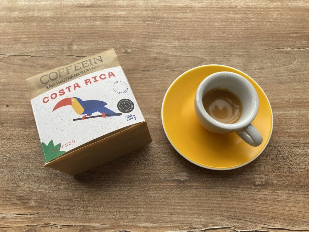Costa Rica Tarrazu od Coffeeinu - espresso