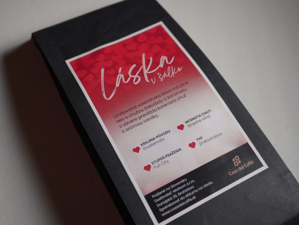Láska v šálke - valentínska káva od Casa del Caffé