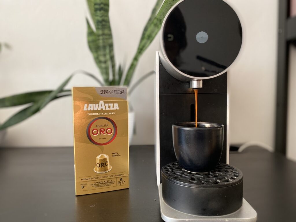 kávové kapsuly Lavazza Qualita ORO - extrakcia kávy