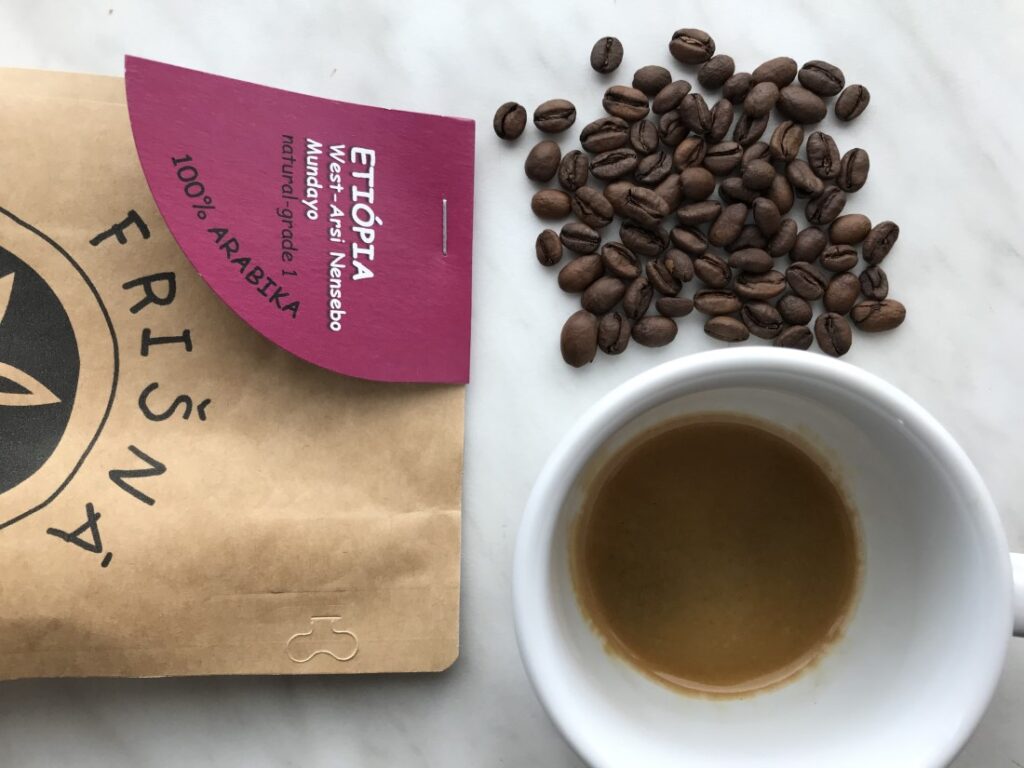 Etiópia Mundayo - Frišná káva - espresso