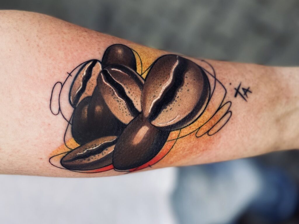 Ján Hoľko - Kávoholik - tetovanie