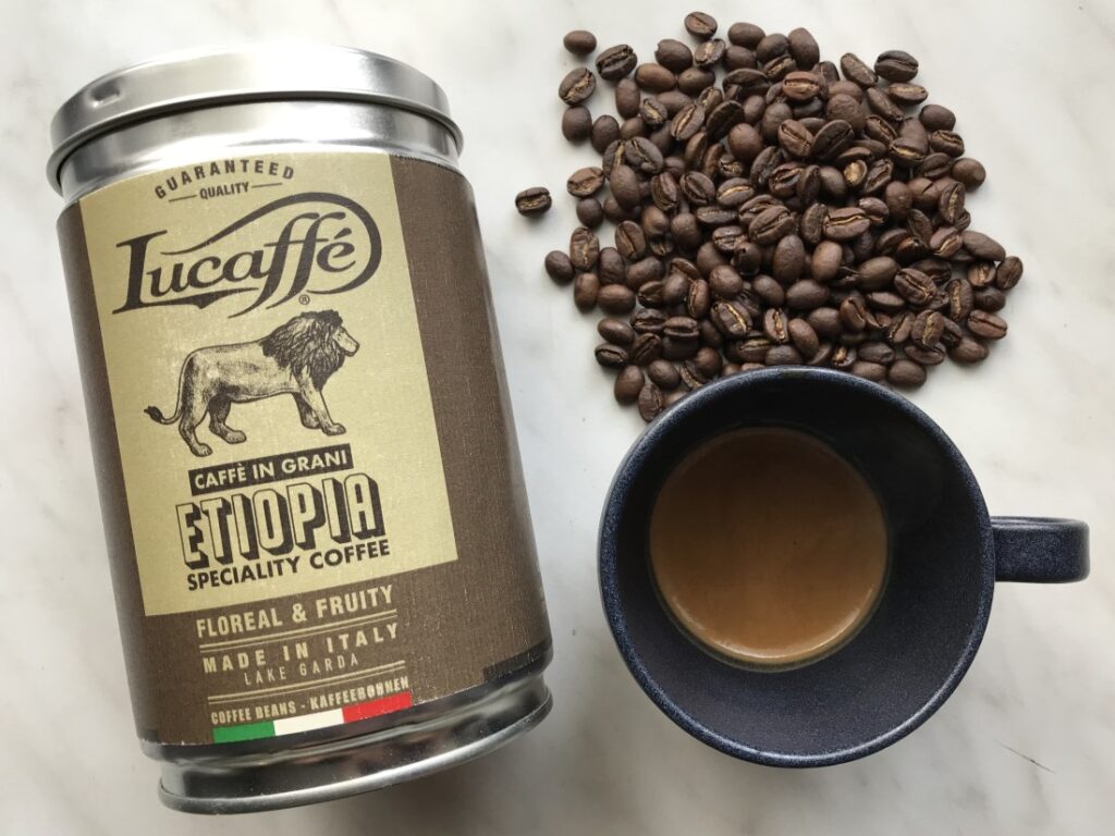 Lucaffé Ethiopia Specialty - zrná a espresso