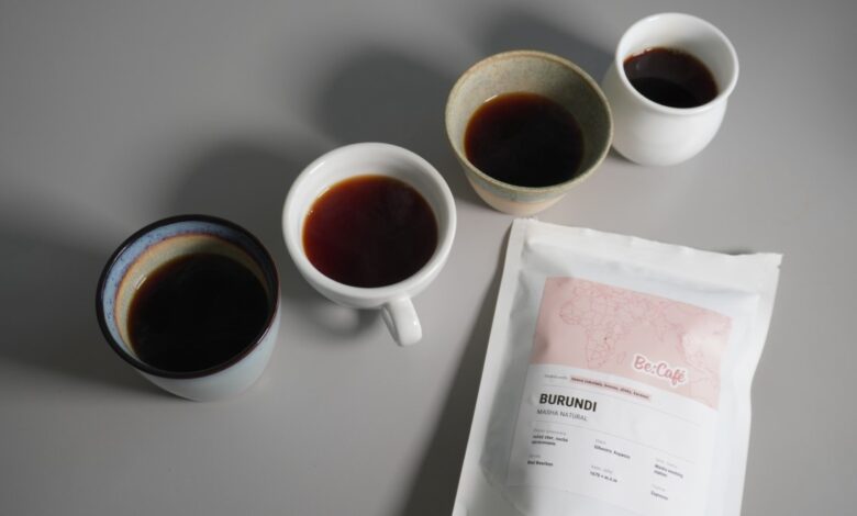 vplyv tvaru šálok na chuť kávy - Burundi Masha od Be:Café