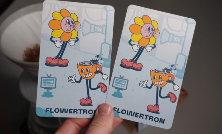 Jáva Flowertron - kartičky od Coffeeinu