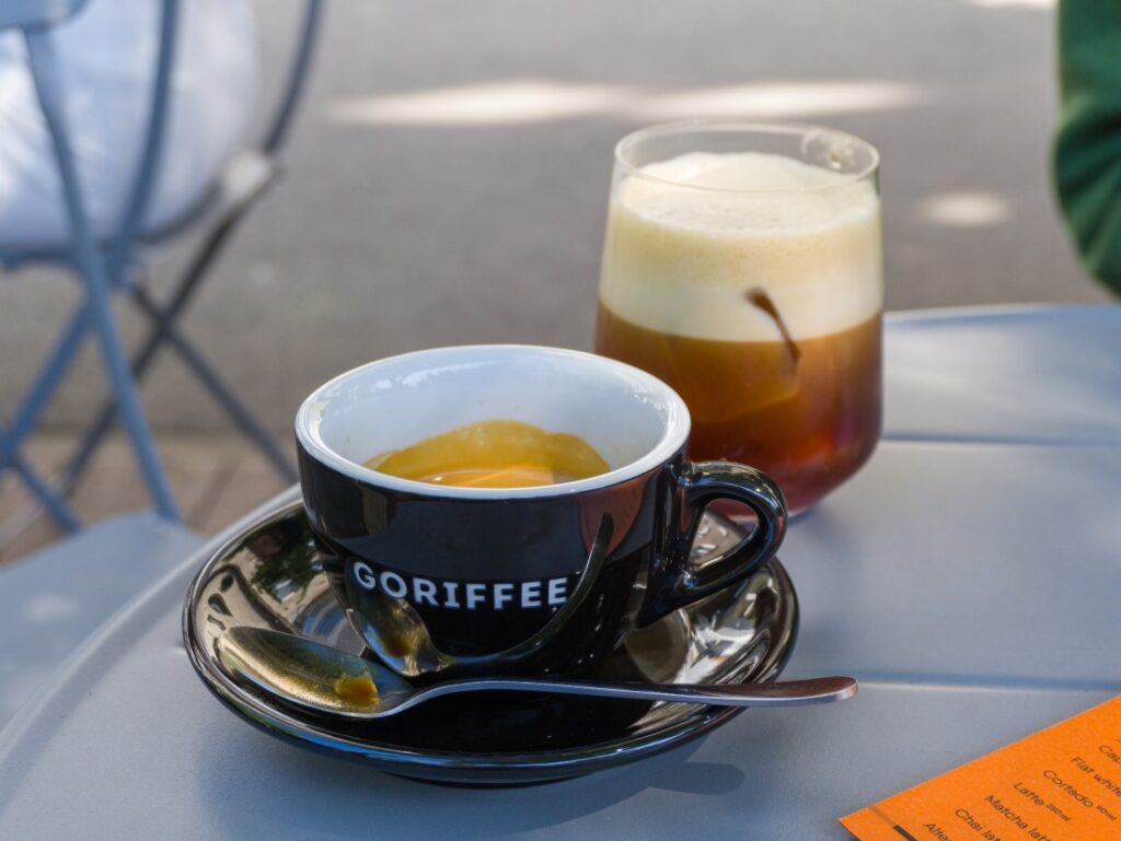 doubleshot a nitro cold brew v Goriffee Košická