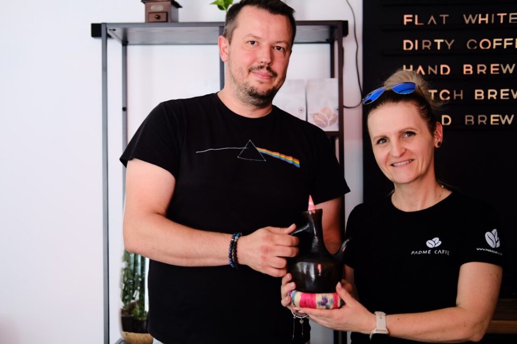 Michal Bagačka a Iveta Kovácsová - Padmé Caffé