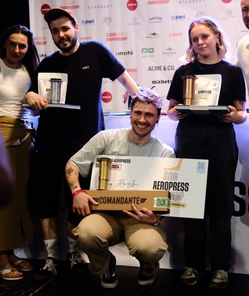 Slovak Aeropress Championship 2024 - traja najlepší