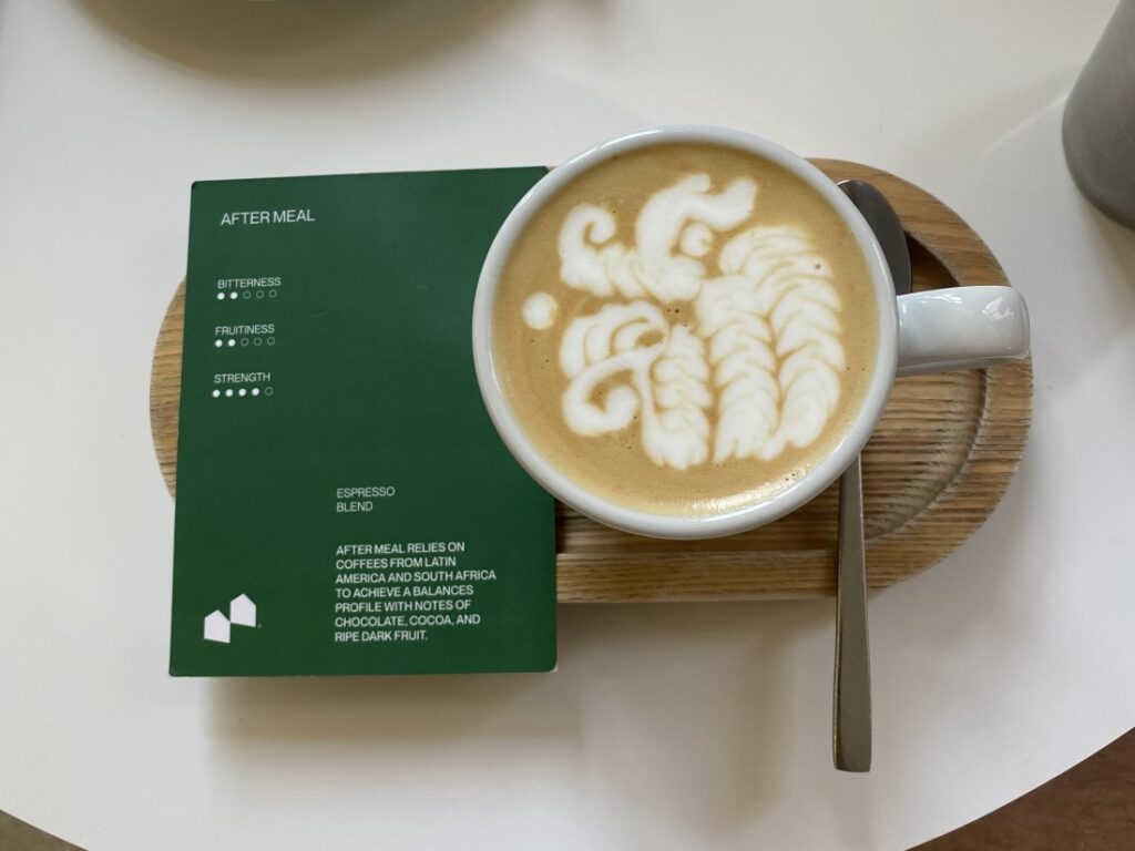 latte art v Kuala Lumpur