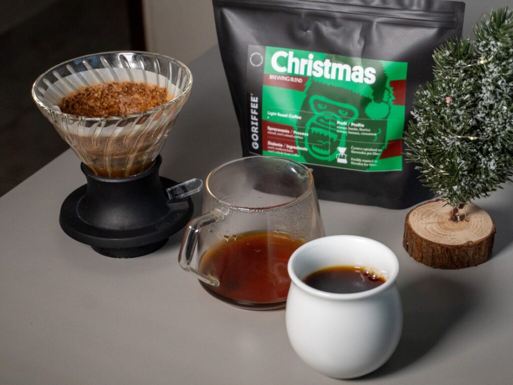 Christmas Brewing Blend od Goriffee - hotová káva