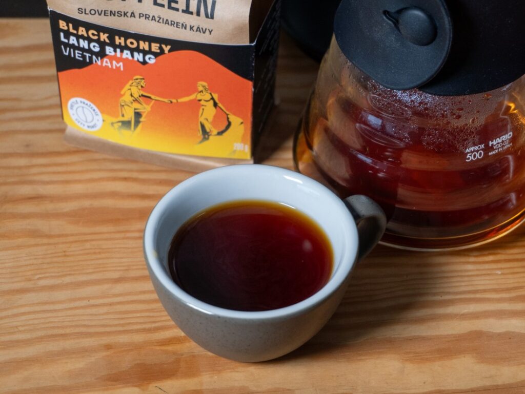 Coffeein Vietnam Lang Biang Black Honey - hotová filtrovaná káva