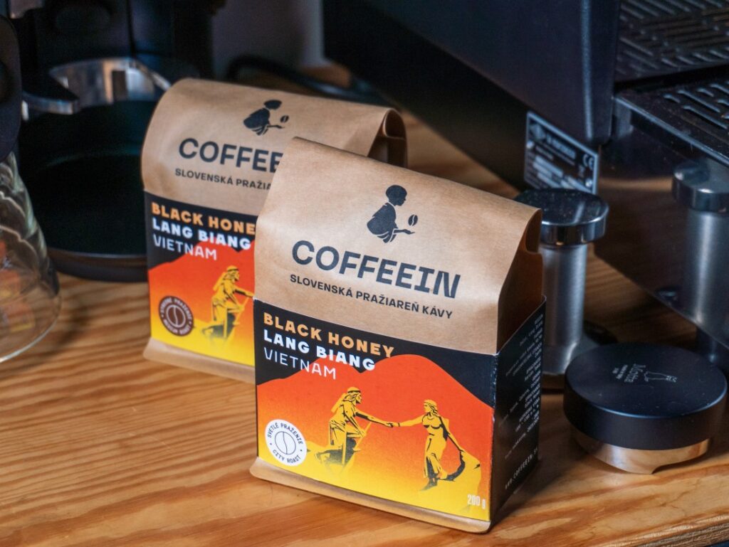 Coffeein Vietnam Lang Biang Black Honey - obal