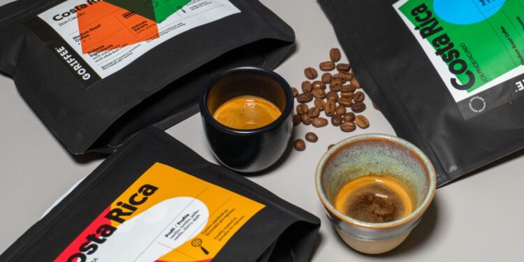 3x Kostarika - výhodný balík na espresso od Goriffee