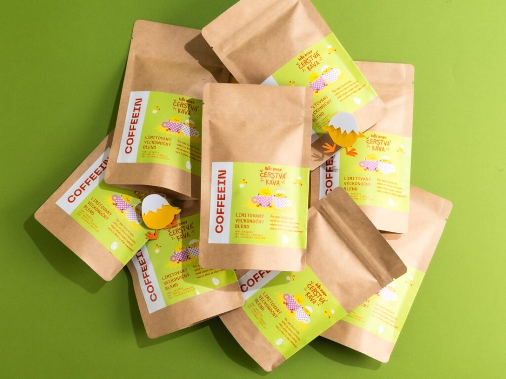 veľkonočná akcia Coffeeinu - 50g vzorky kávy