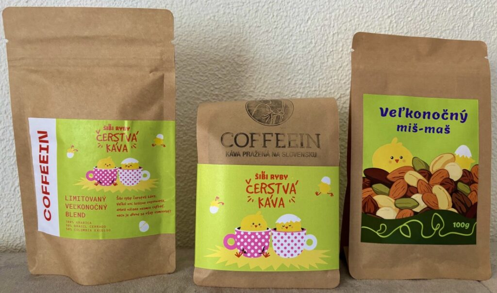 veľkonočná nádielka Coffeeinu